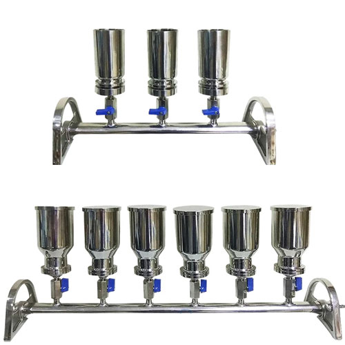 Bộ lọc chân không inox, 3/6 vị trí