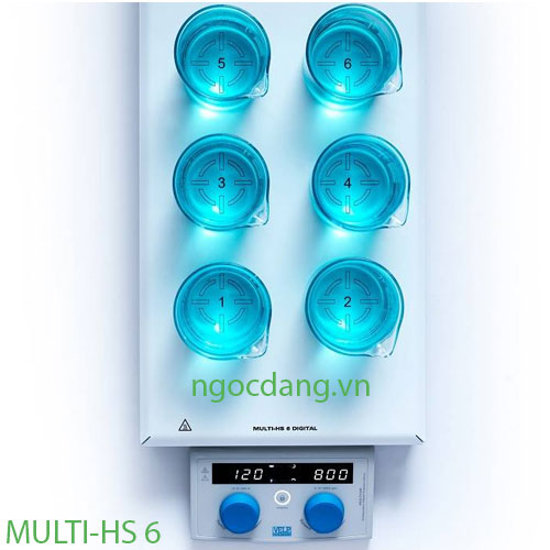 Máy khuấy từ gia nhiệt nhiều vị trí, 4, 6, 15 chỗ 